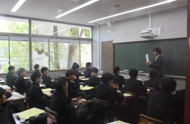 担任の先生と初対面